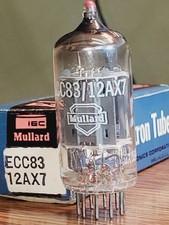 12ax7 mullard red tip etched - mullard,