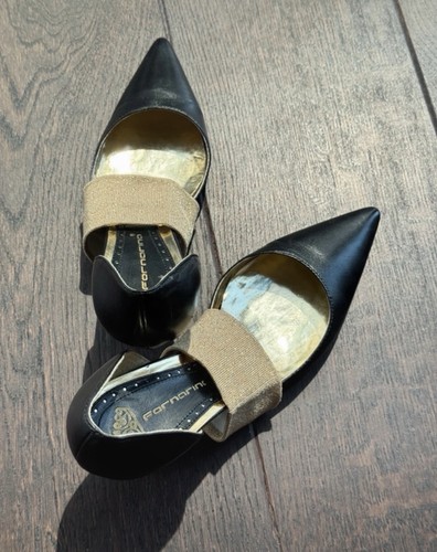 Foriana black pump shoes - foriana,