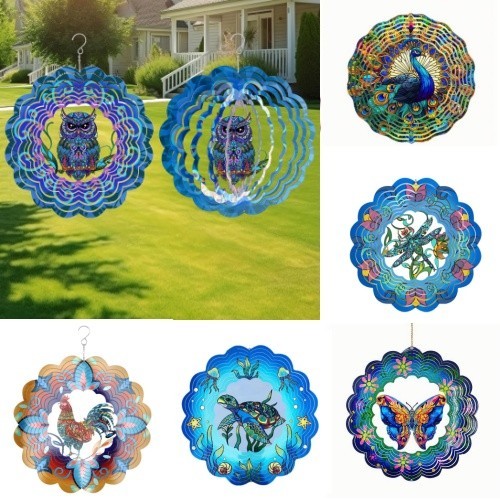 Wind spinner chime - 3d,