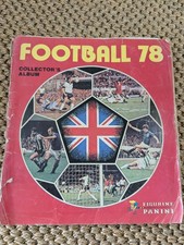 Panini Football 78 Vintage Sticker Album Book Complete Vintage Retro Football