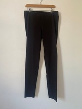 High Use Claire Campbell Trousers IT 48 UK 16 Black Tech Zip  