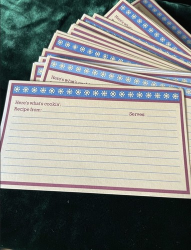 Vintage blank french cardboard - french,