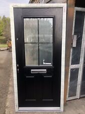 NEW BLACK COMPOSITE FRONT DOOR