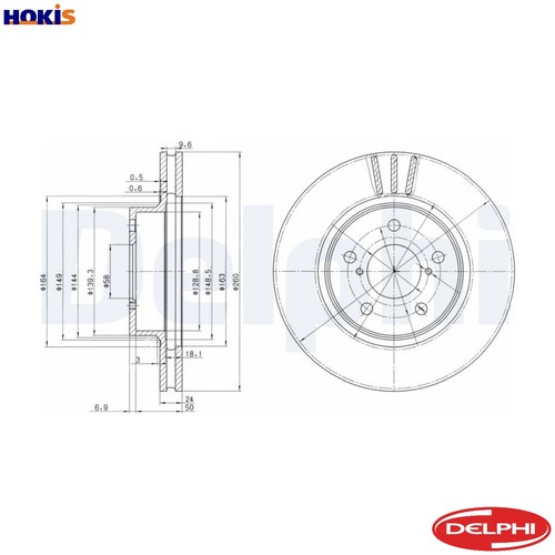 Brake disc bg2767 for - 2x,