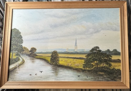 Original signed oil painting - signed,