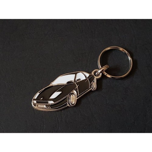 Fiat coupe profile - profile, keychain