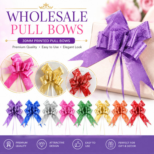 100pc pull bows - 100pc,