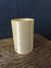 Spun Fibreglass Vintage Lamp Shade In Beige/Cream 15.5 x 10cm