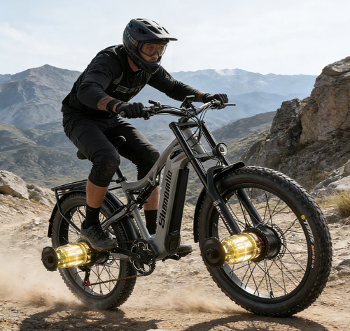 Dual motor electric bike - dual,