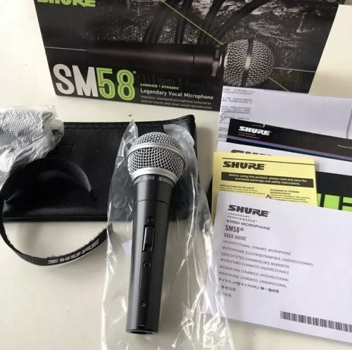 New shure sm58s dynamic vocal - new,
