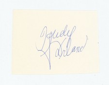 Judy Garland - Clipped Signature