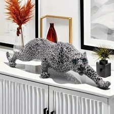 Resin Cheetah Leopard Statue