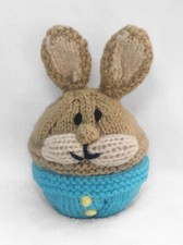 KNITTING PATTERN - Peter Rabbit inspired choc orange cover/ 9 cms toy / trinket