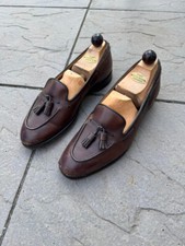 The Armoury Fukuda Hudson Tassel Loafer in Espresso Calf, UK 10