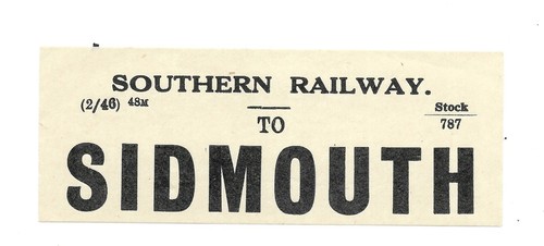 Southern railway luggage - southern, sr