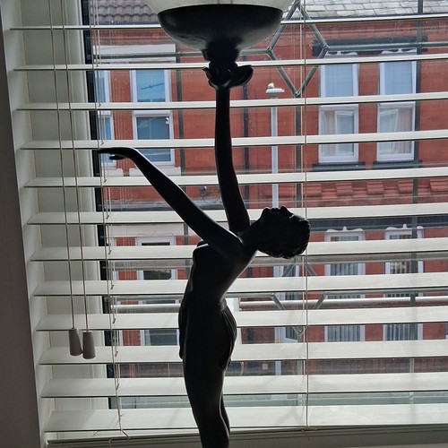 Art decofigurine table lamp - art,