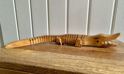 Hand made carved - carved, wooden