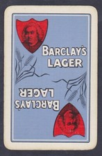 Barclay's Lager Ale.Brewery Single Playing Card