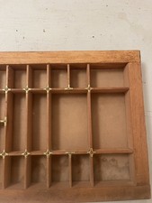 Wooden printers' tray