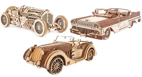 Ugears wooden mechanical model - wooden,