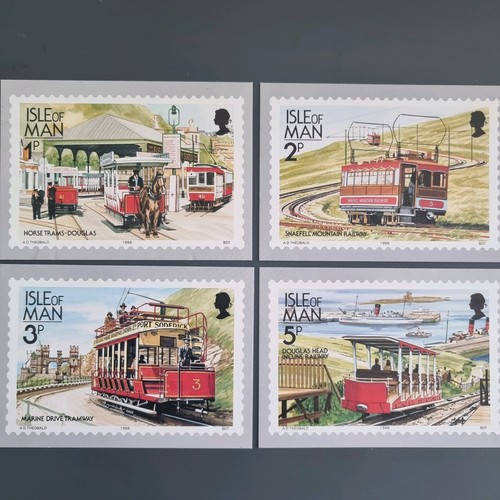 Isle man 1988 stamp - man,