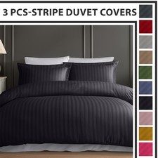 100 egyptian stripe duvet - 100%,