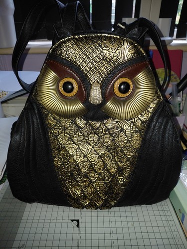 Moda owl faux - leather, handbag