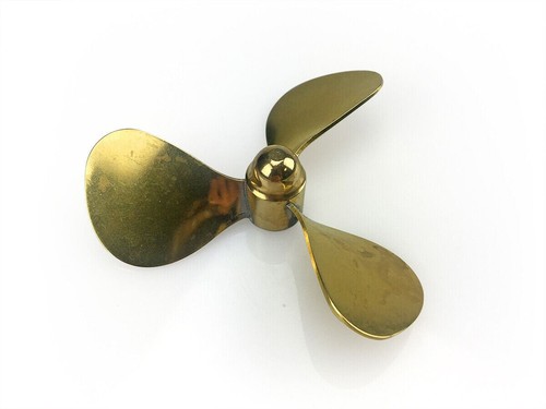Radio active brass propeller - radio,