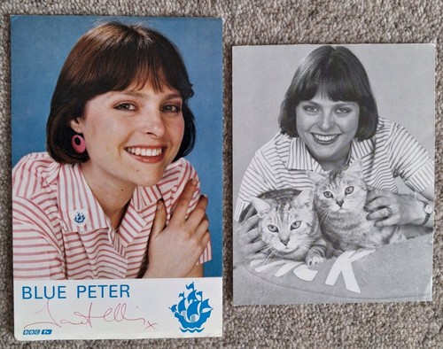 Blue peter janet ellis signed - blue,