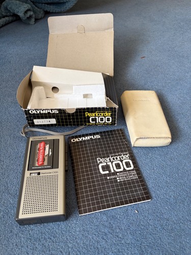 Olympus pearlcorder c100 boxed - olympus,
