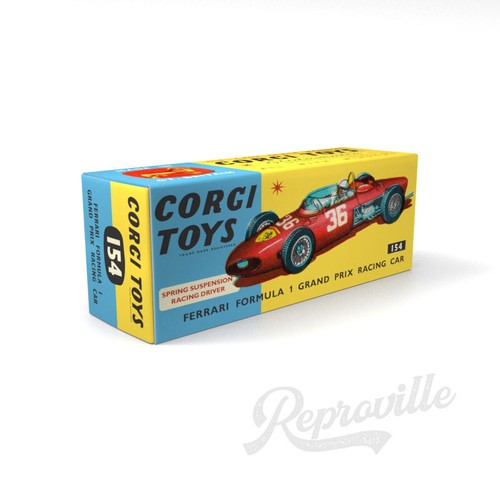 Repro box for corgi 154 - repro,