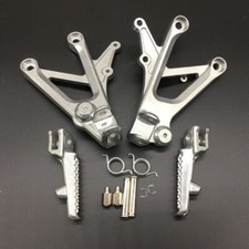 For Honda CBR600F4/F4i 1999-07 Motorcycle Driver Front Foot Pegs Bracket Silver