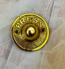 Vintage style press door - style, bell