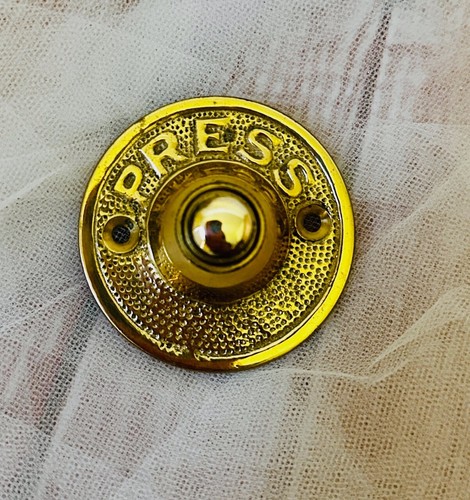 Vintage style press door bell - vintage,