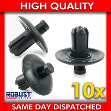 10X TRIM & BODY PANEL CLIPS FOR AUDI WHEEL ARCH GRILLE CABIN 4D0807300