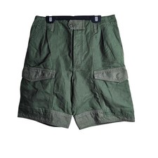CITIZENS of Humanity Lily High Waisted Surplus Cargo Shorts Size 27 Olive/Aloe