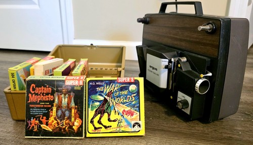 Vintage argus movie projector - movie,