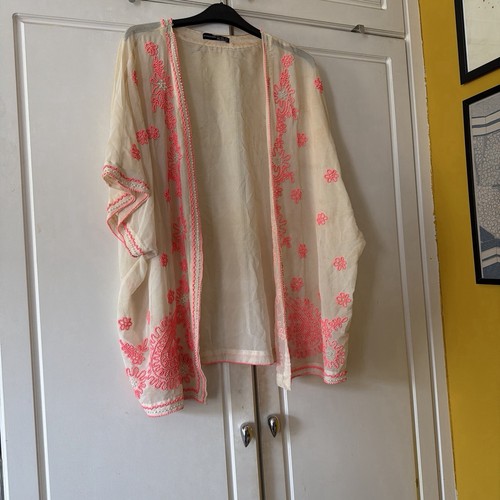 Primark sheer and pink kimono - primark,