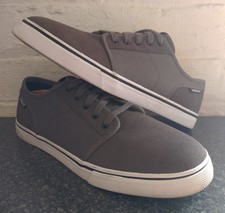 Airwalk Tempo 2 Skate Shoes Men's Trainers Grey Suede & Canvas UK 8.5 EUR 42.5