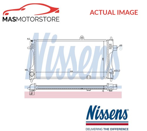 Engine cooling radiator - engine,