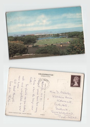 Postcard south marine - marine, park