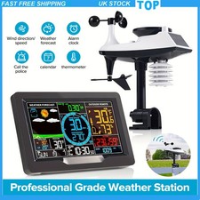 Weather Station Outdoor Wireless Weather Station Rain Gauge Weather Forecast