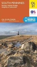 South Pennines, Burnley, Hebden Bridge, Keighley & Todmorden by Ordnance Survey 