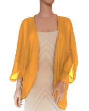 Chiffon Cascaded open Shrug