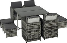 Outsunny 8 Seater Rattan Cube
