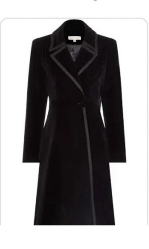 Black velvet victorian wolf - black,