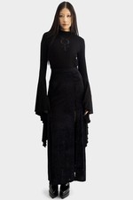 KILLSTAR Coma Star Maxi Skirt In Black