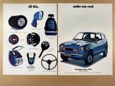 1972 Honda Z600 Coupe color photo vintage print Ad