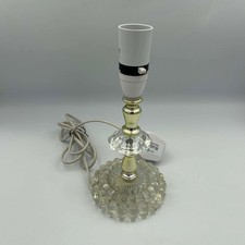 Vintage Bobbin Glass Lamp Art Deco Style Lighting Decorative Table Light