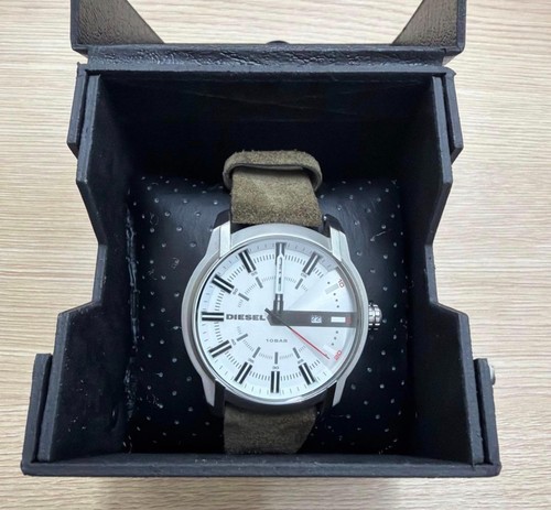 Diesel white dial - diesel, analog